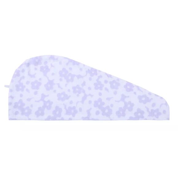 NWT The Big One® 5-Piece Solid Texture Bath Wrap Set - IVORY LAVENDER FLORAL - Picture 4 of 7